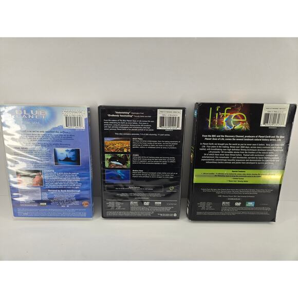 BBC VIDEO DVD PLANET EARTH LOT | LIFE | PLANET EARTH | THE BLUE PLANET - Picture 2 of 3